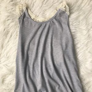 tank with pretty mesh in back